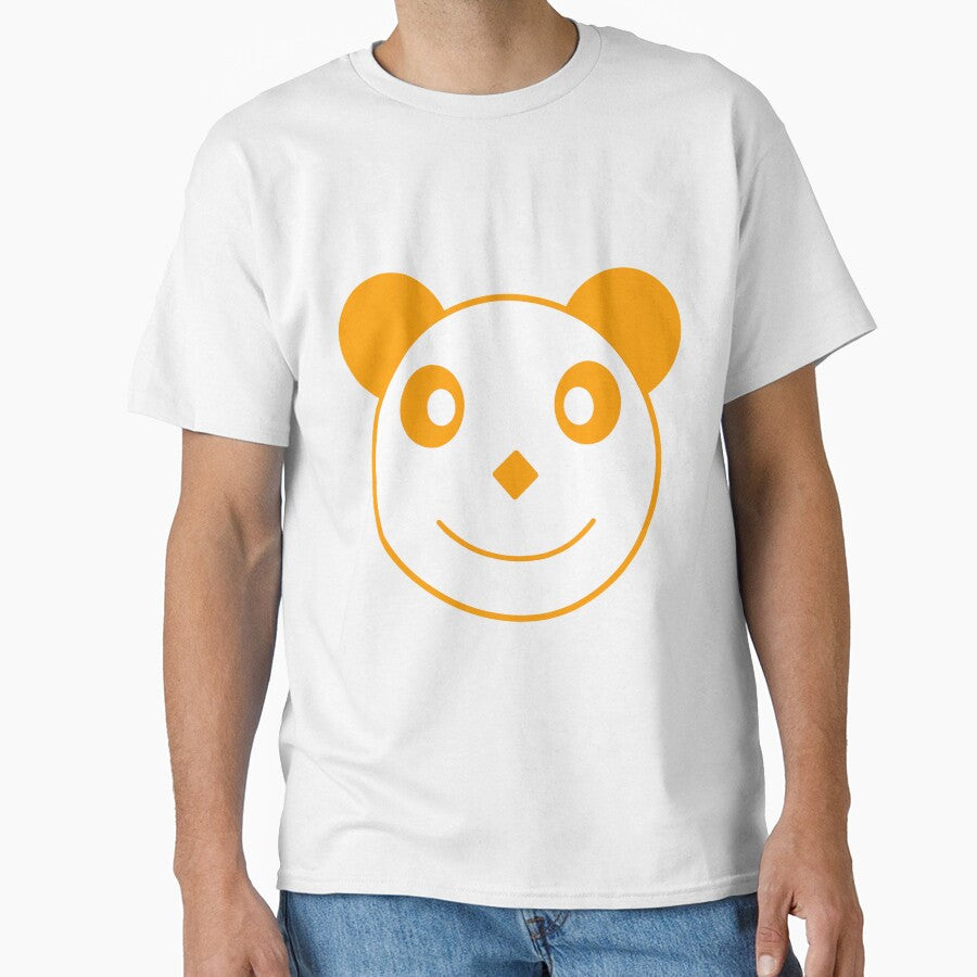 ORANGE PANDA HEAD by vazqpete