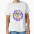 I Am a Sloth in a Human Body - Cute Sloth in Glasses Circle Sticker by Love3Happy