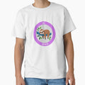 Be Quick Sloth - Sleeping Sloth on Branch Circle Art by Love3Happy