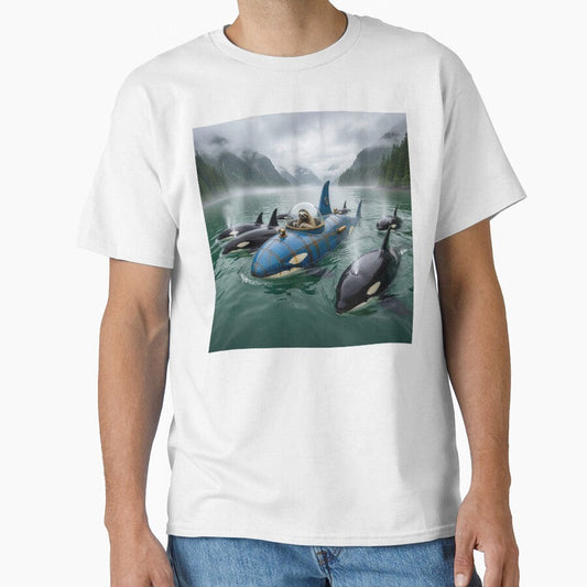 Sloth in Submarine Joins Pod of Killer Whales by Tridentulus