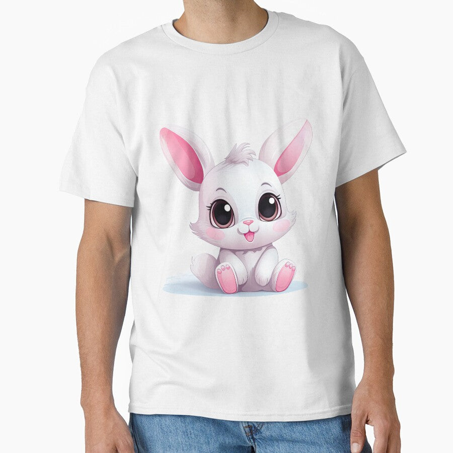 Cute little rabbit cartoon style by Jerhus