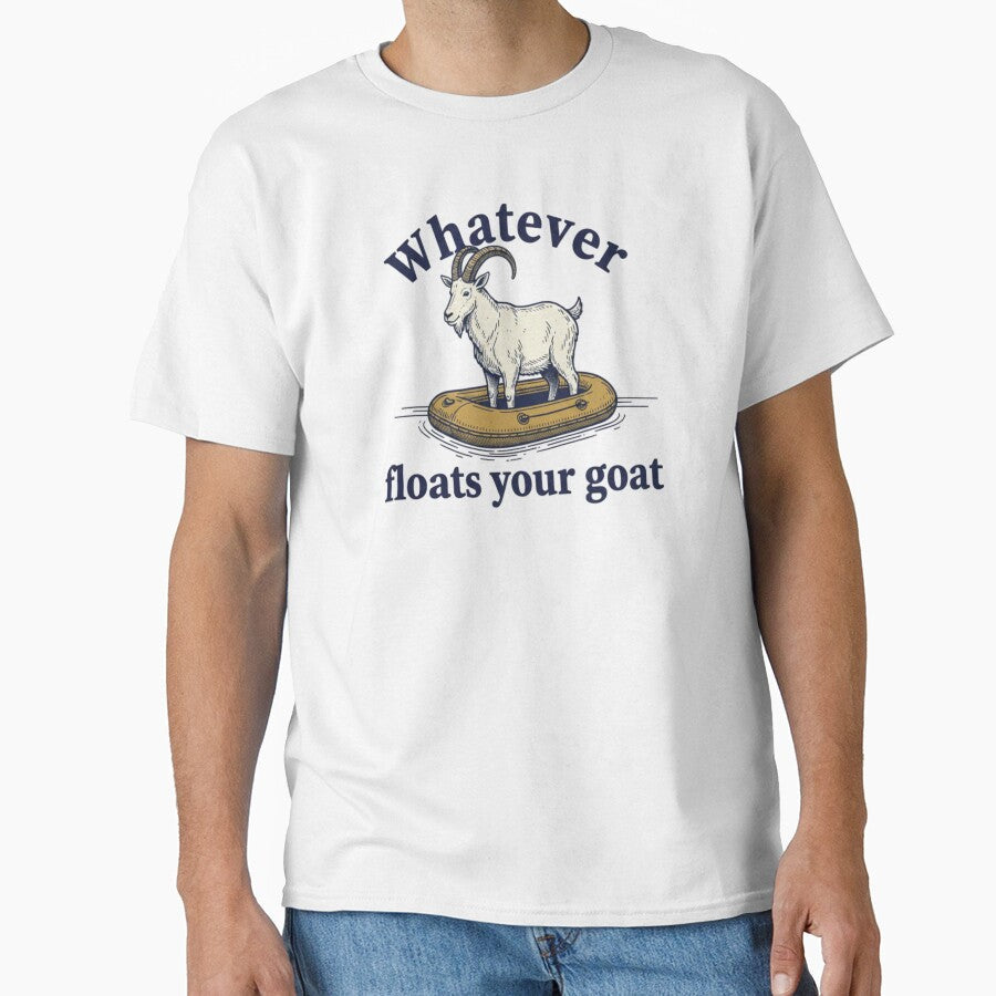 funny goat, whatever floats your goat, animal pun, funnyfits70, Humor, Funny, retro, vintages, funny quotes, animal humor, by FunnyFits70
