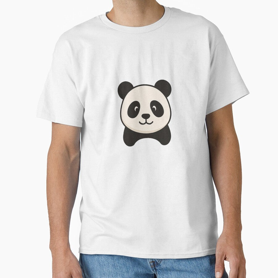 Minimal Cute Panda Face – Simple Kawaii Panda Icon by A1MarketDesigne