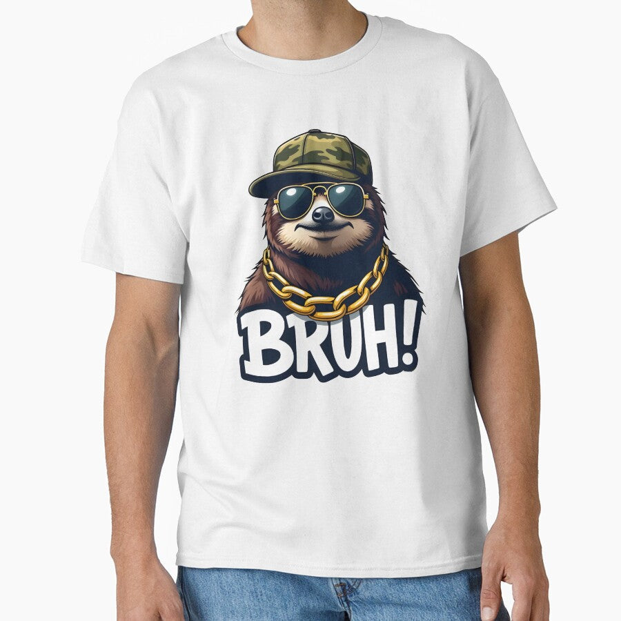 Hip Hop Sloth – Digital Art Illustration with Trendy Style by Casanova7000