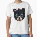 Cute Baby Black Bear Girl by Captain Creative