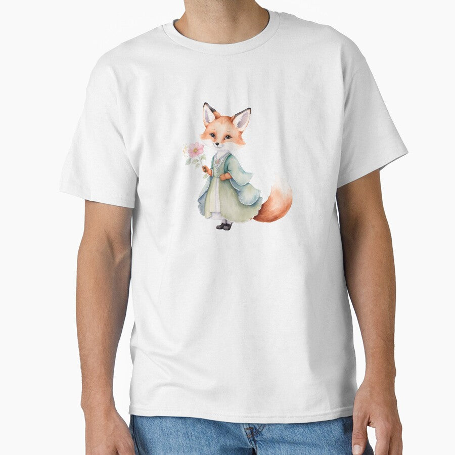 Watercolor Fox Magic by Victoria Riabov