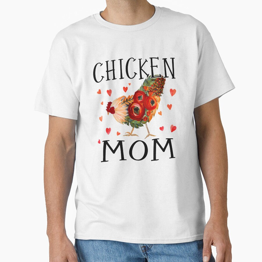 Chicken Mom - Chicken Lover Tshirt by SunsetGloww