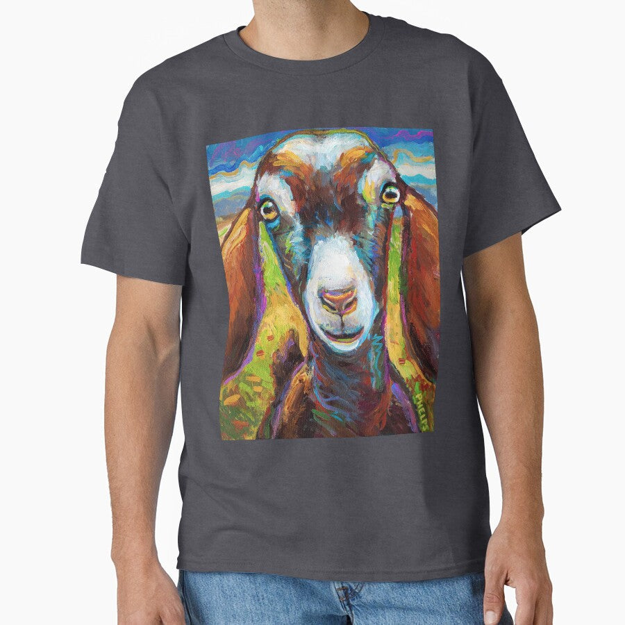 Colorful Billy Goat by Robert Phelps by RobertPhelpsArt
