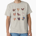 Chicken pack cute chickens chicks and rooster illustration for chickens loves by Yarafantasyart
