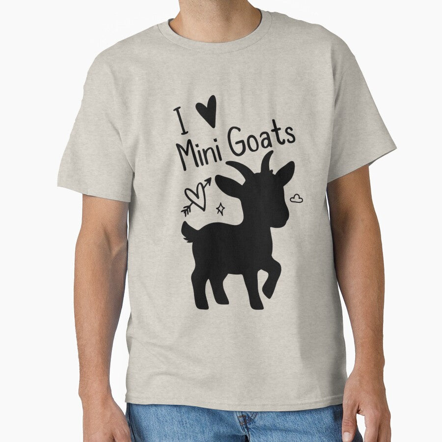 Mini Goat Lover Gift  Adorable Baby Goat Outline by GrumpySableye