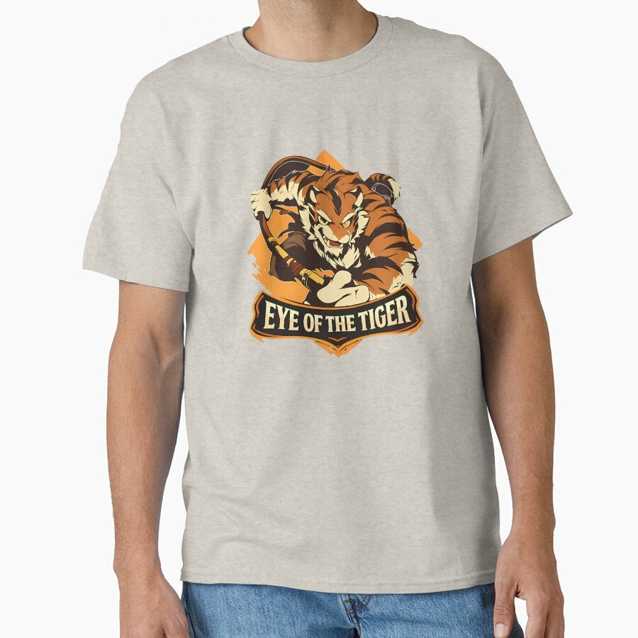 Eye of the Tiger – Motivational Tiger Warrior Design by MihajloMiX99