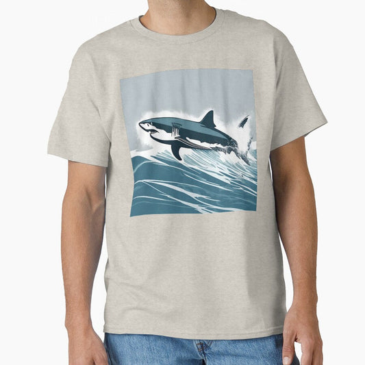 Cute white shark lover's by Yeyishop