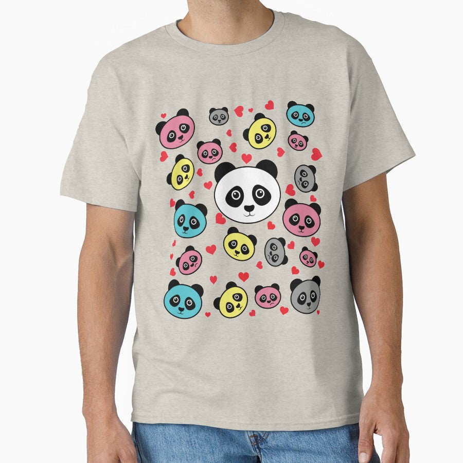 Colorful Panda Pattern by Sagar Karki