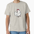 White Chicken drawing by Artofmayara
