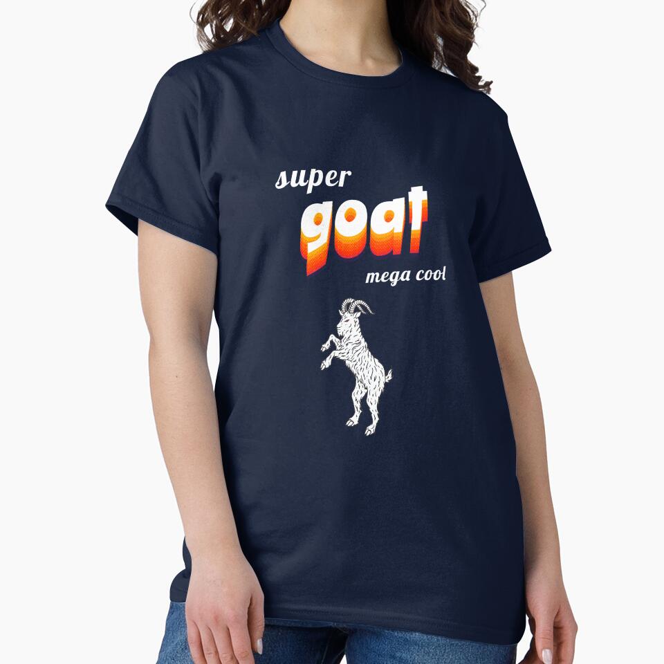 Super cool goat - goat and animal lover gift idea by Print  Androïde