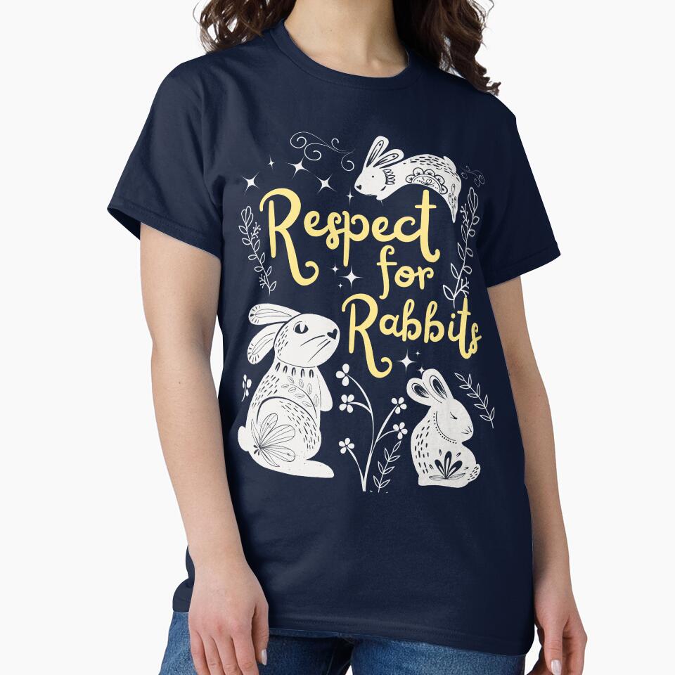 Bunny Rabbit RESPECT whimsical by swflrabbits