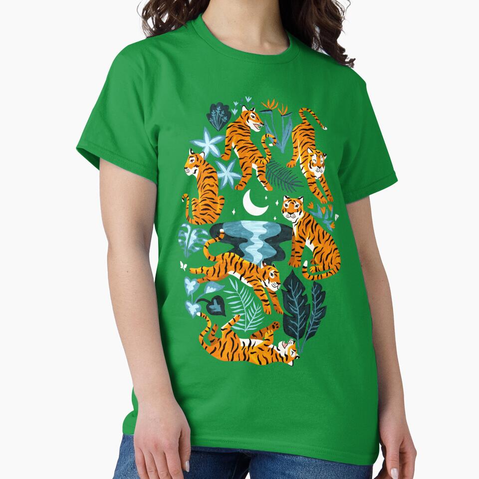 Year of the Water Tiger - Orange & Turquoise by TigaTiga