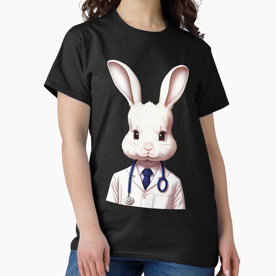 Cute baby doctor rabbit illustration 20 by vishalraifx