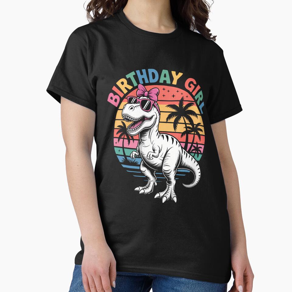 Birthday T Rex Dinosaur Family Cute by saresublete