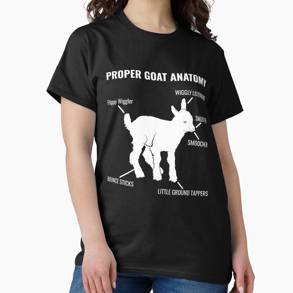 Proper Goat Anatomy Cute Animal Lover by RyanMoller