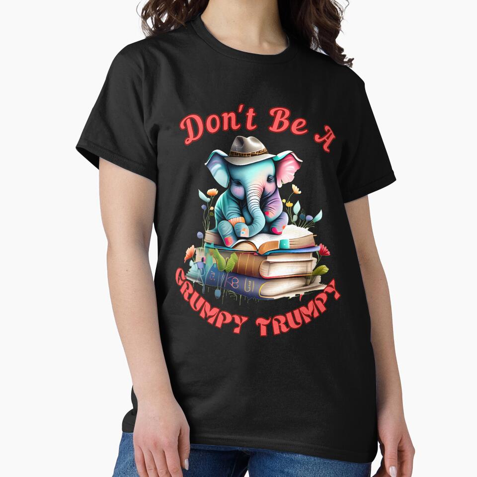 Don't Be A Grumpy Trumpy. elephant head by ElephantVibes