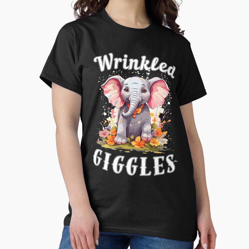 Wrinkled Giggles. watercolor elephant by ElephantVibes