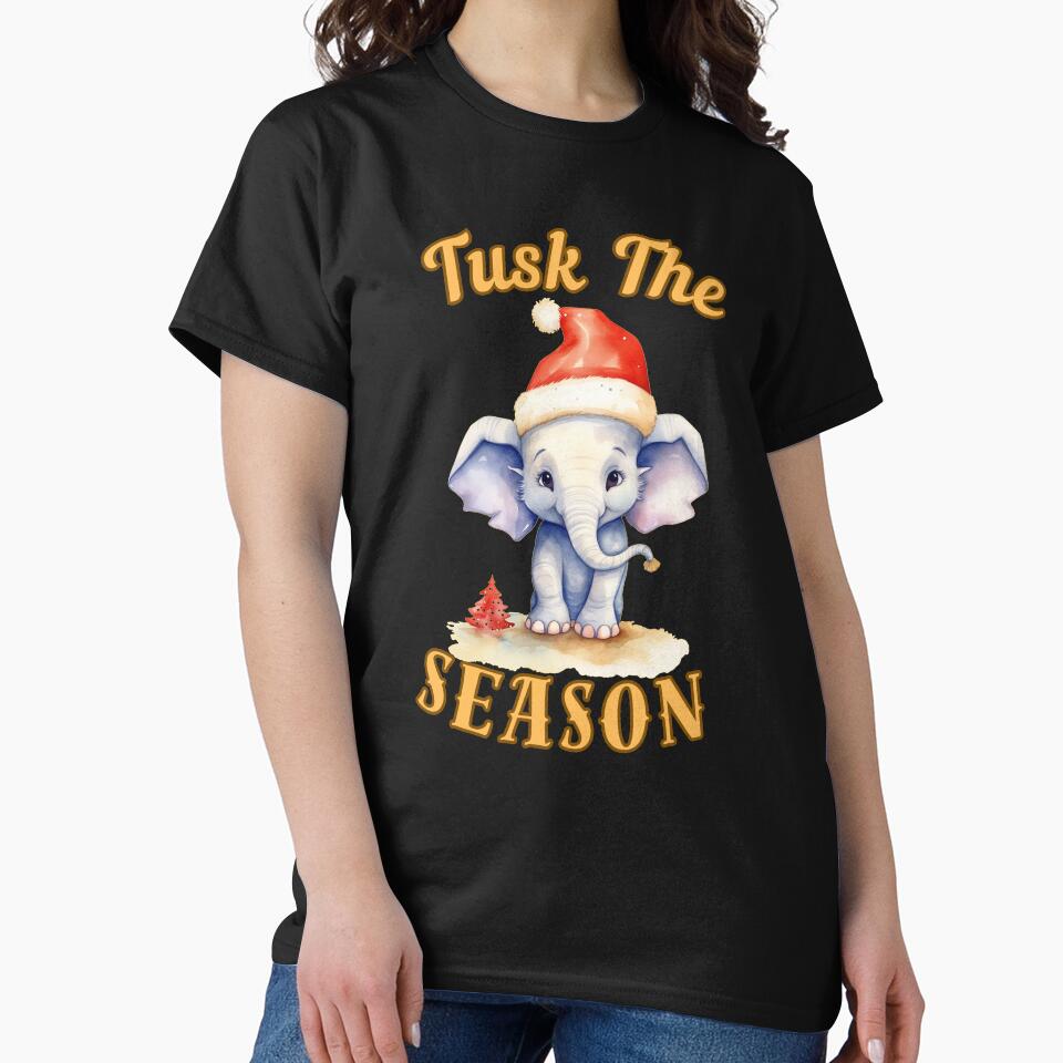 Tusk The Season. watercolor elephant by ElephantVibes