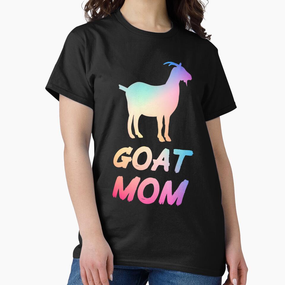 Rainbow Goat Mom for Goat Lovers by Mochi-Merch