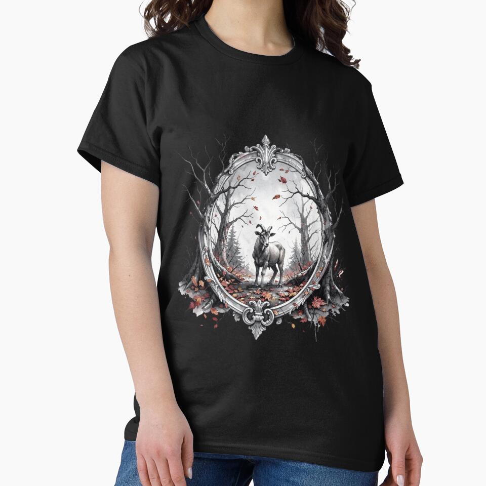 Goat in the forest by Tragedyshop