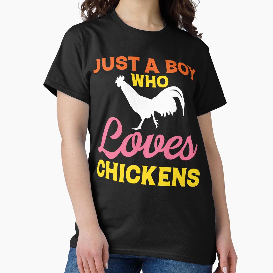 Chicken Lover Boy Tee by PatternFeed8