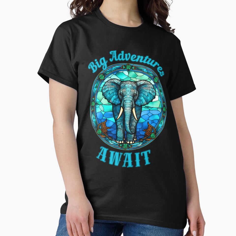 Big Adventures Await. adorable elephant by ElephantVibes