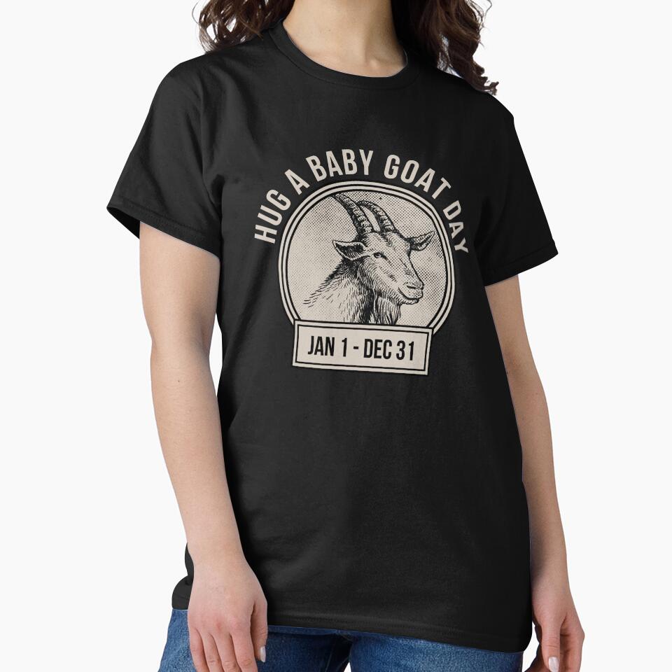 Hug a Baby Goat Day by The Junto Shop