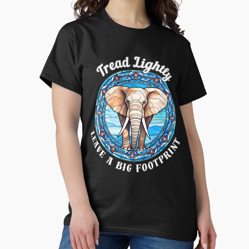Tread Lightly, Leave A Big Footprint. surreal elephant by ElephantVibes