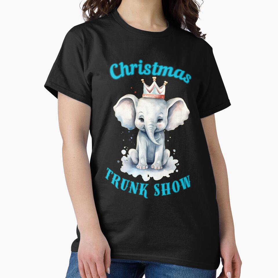 Christmas Trunk Show. funny elephant by ElephantVibes