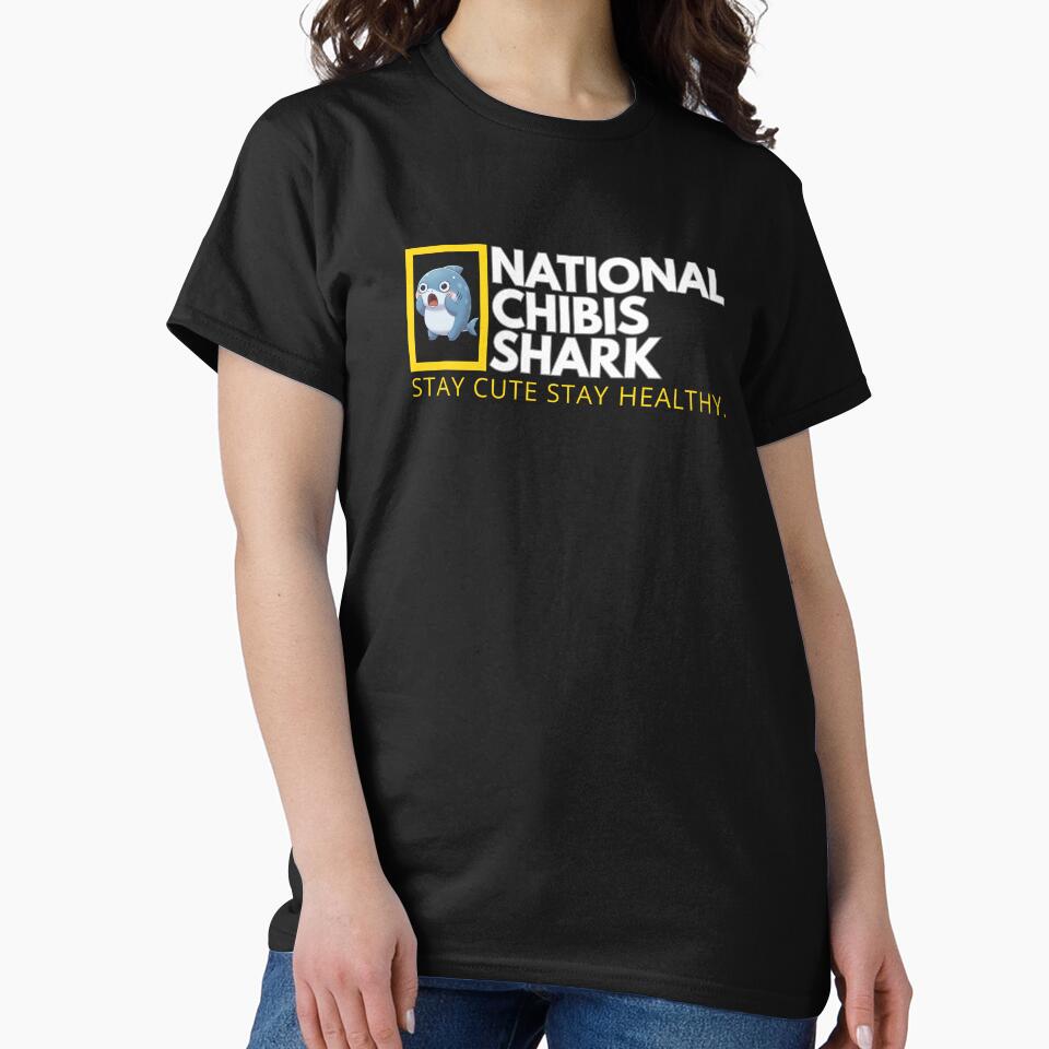 ​National Chibis Shark Stay Cute Stay Healthy by Nature's Chibis