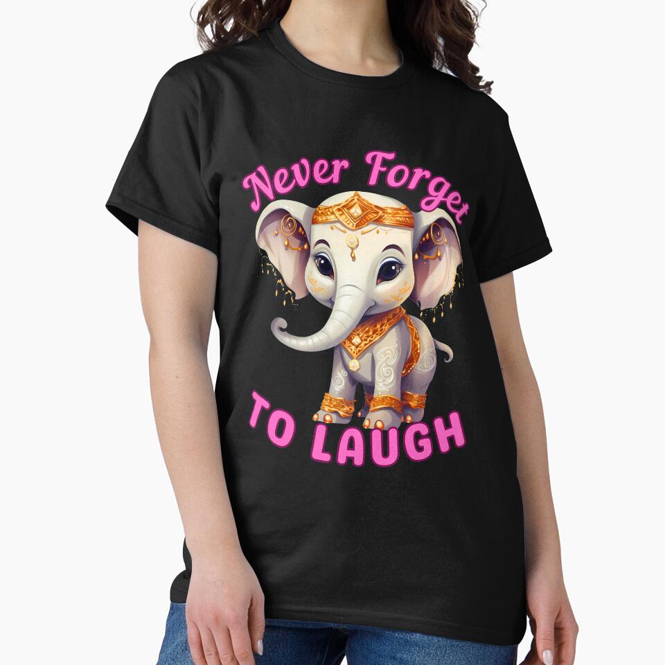 Never Forget To Laugh. elephant head by ElephantVibes
