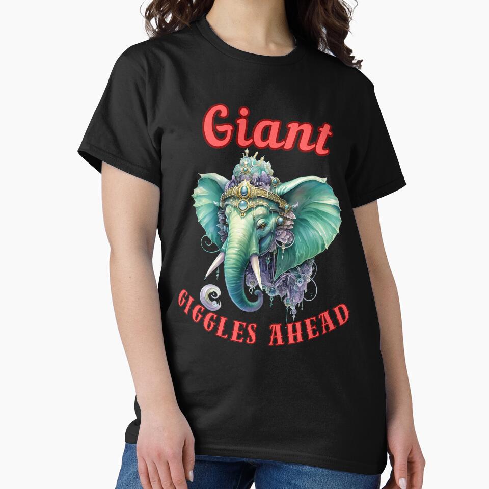 Giant Giggles Ahead. colorful elephant by ElephantVibes
