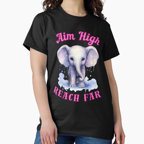 Aim High, Reach Far. elephant head by ElephantVibes