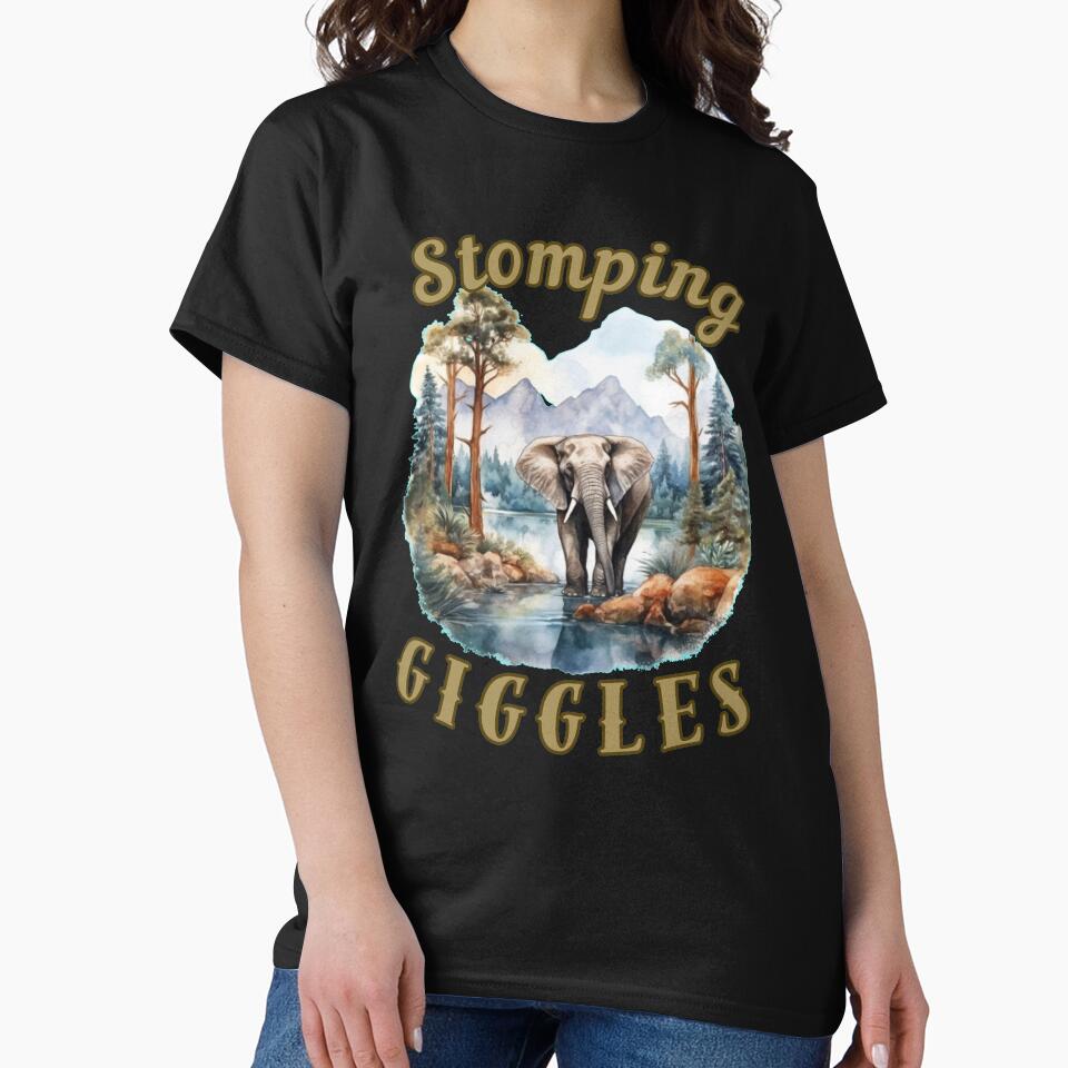 Stomping Giggles. Flower elephant by ElephantVibes