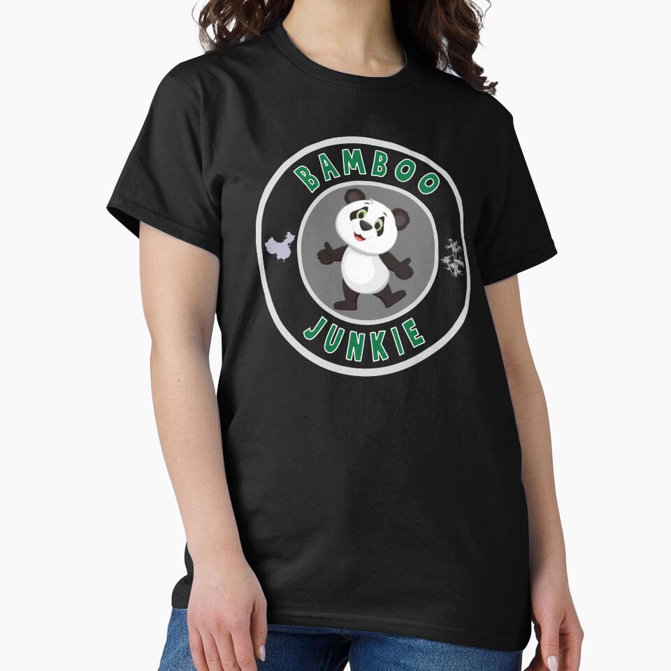 Bamboo Junkie Funny Panda by MojaveTradePost