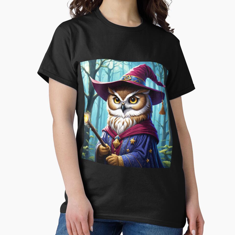 Kids Wizard Owl Art by Planetporridge