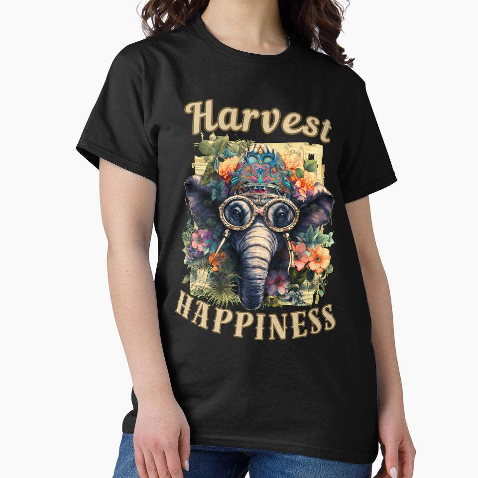 Harvest Happiness. elephant face by ElephantVibes