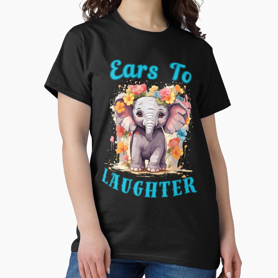 Ears To Laughter. happy elephant by ElephantVibes