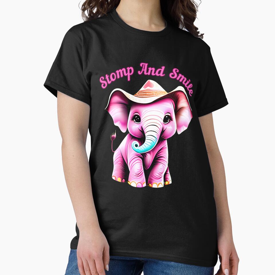 Stomp And Smile. elephant saying by ElephantVibes