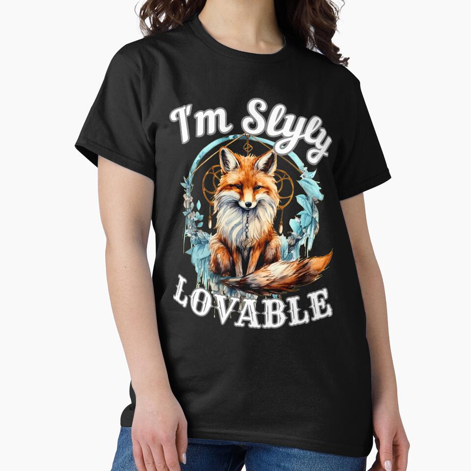I'm Slyly Lovable. fox quote by FoxVibes