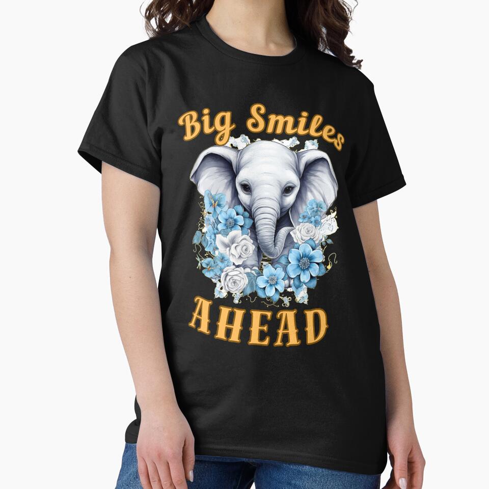 Big Smiles Ahead. adorable elephant by ElephantVibes