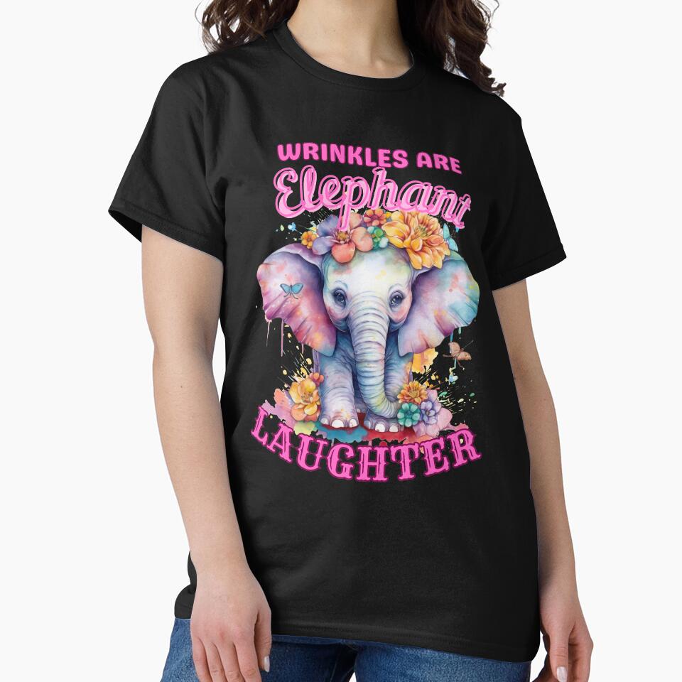 Wrinkles Are Elephant Laughter Lines. elephant head by ElephantVibes