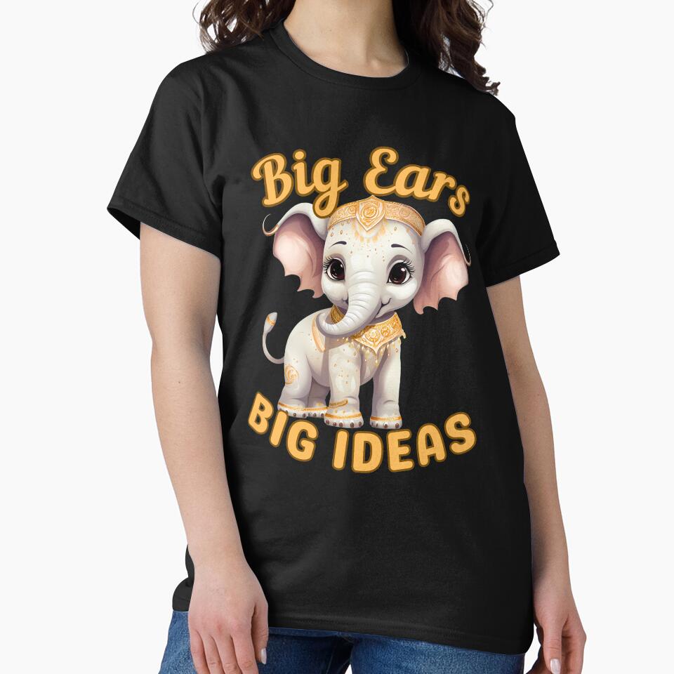 Big Ears, Big Ideas. elephant lover by ElephantVibes