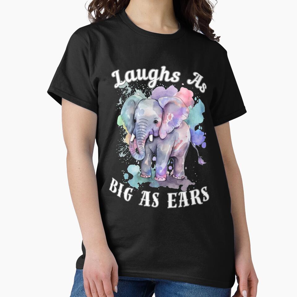 Laughs As Big As Ears. surreal elephant by ElephantVibes