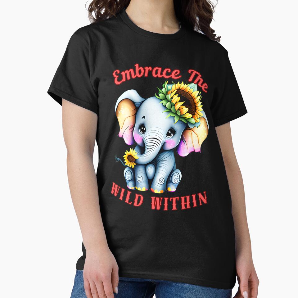 Embrace The Wild Within. colorful elephant by ElephantVibes